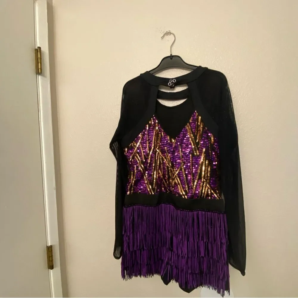 Weissman dance costume purple